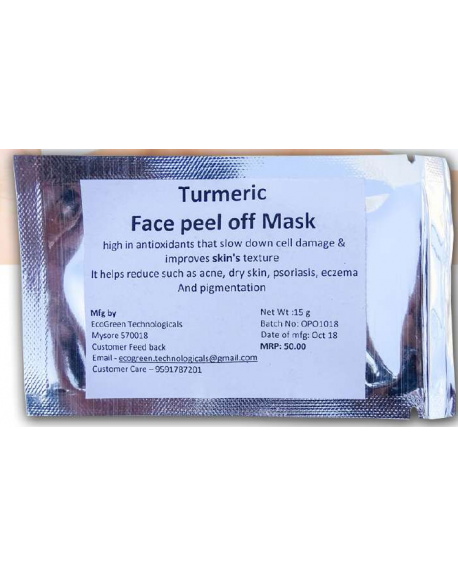 Turmeric Face peel off Mask