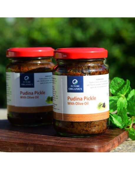 PUDINA PICKLE WITH OLIVE OIL