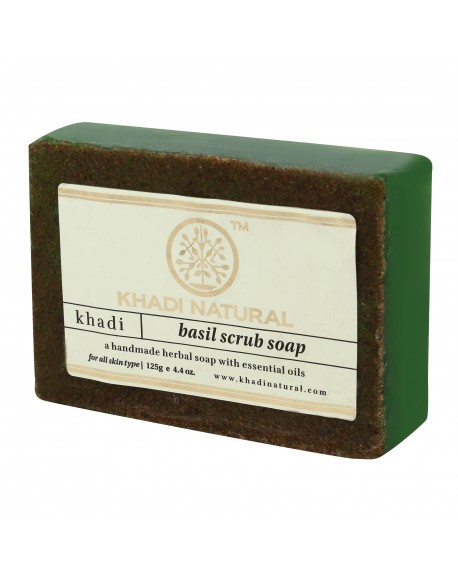 Basil scrub soap