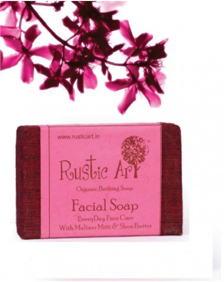 Organic facial soap