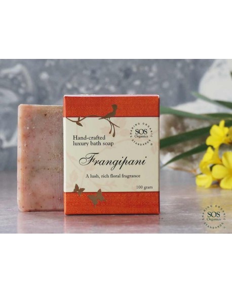 Frangipani luxury bath soap
