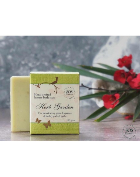 Herb garden luxury bath soap