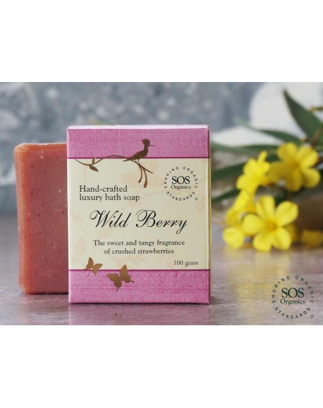 Wild berry luxury bath soap