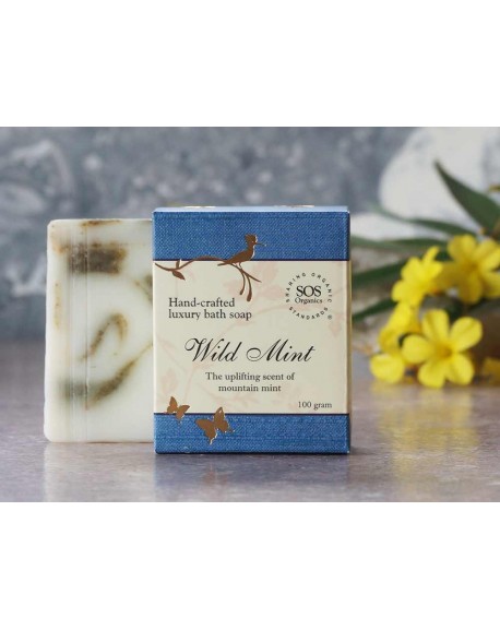 Wild mint luxury bath soap