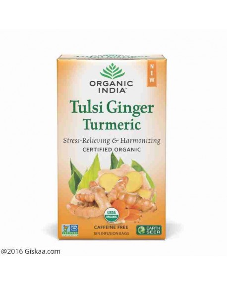 Tulsi ginger turmeric 18 bags