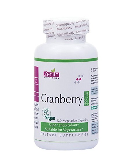 Zenith Nutrition Cranberry 800 mg - 60 Capsules
