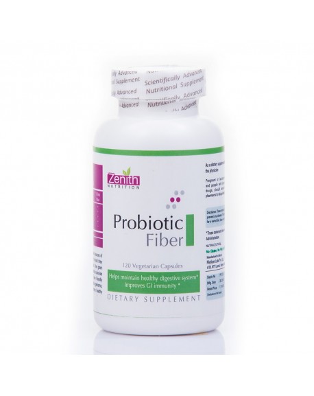 Zenith Nutrition Probiotic Fiber - 120 Capsules