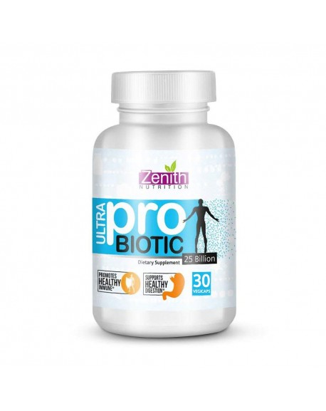 Zenith Nutrition Ultra Probiotic -10, 25 Billion CFU’s – 30 capsules